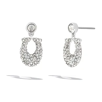 COACH Copper Earrings Women's Silver
