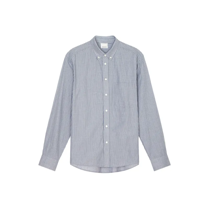 ISABEL MARANT Striped Button Up Shirt-0