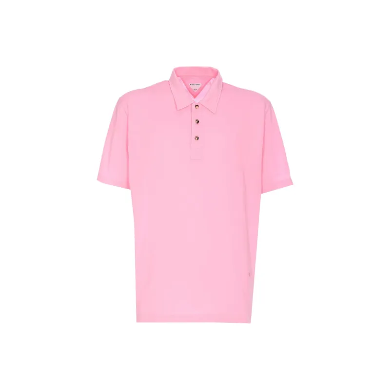 Bottega Veneta Polo Shirt Men's Pink-0