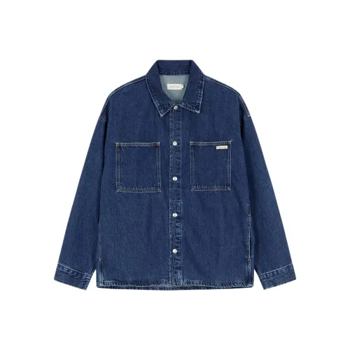 CALVIN KLEIN Denim Jacket Men's Blue