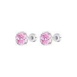 1 Pair-Rose Pink