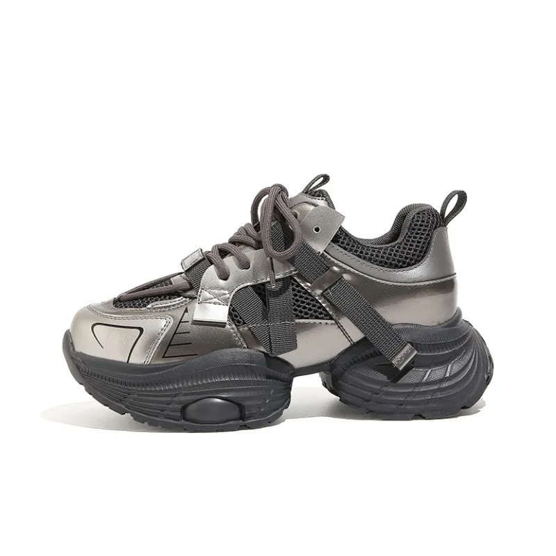 DAPHNE Abrasion Resistant Low Top Chunky Sneakers Women's-3