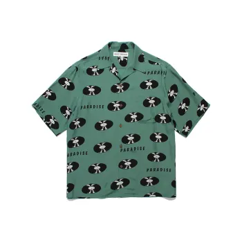 WACKO MARIA WACKO MARIA X Tim Lehi Joint Collection Shirts Unisex Green