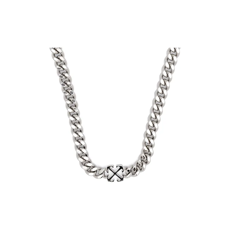OFF WHITE Arrow Chain Linked Necklace-1