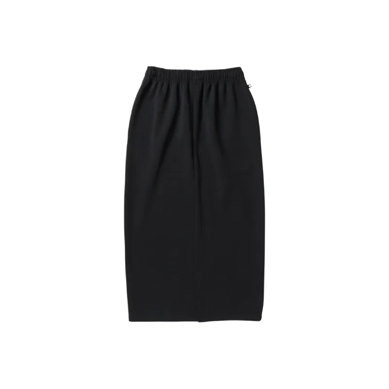 Converse Knit Long Skirt Women's Black-1