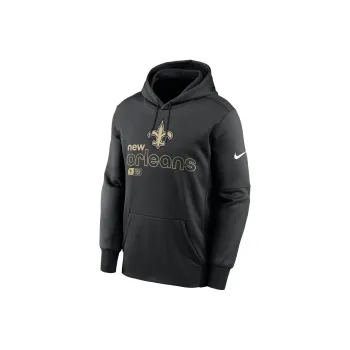 Nike New Orleans Saints Men's Nike Therma Nfl Pullover Hoodie