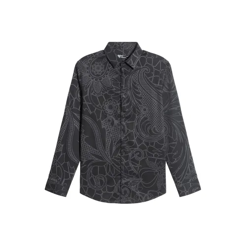 ANDREW MACKENZIE Shirts Men Black Gray