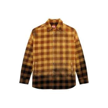 DIESEL Shirts Men Brown