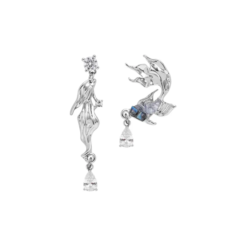 KING OF BLING Alloy With Zircon Earrings Women's-0