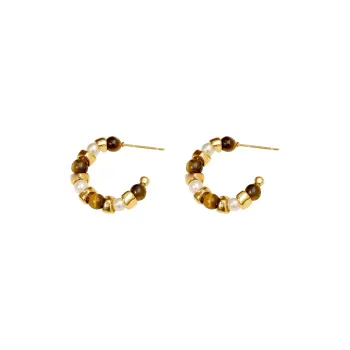 LIANGCAI Alloy Earrings Women's