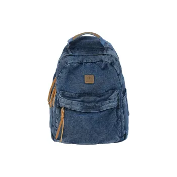 Yalu Nylon Backpack Unisex Blue/Black/Light Blue