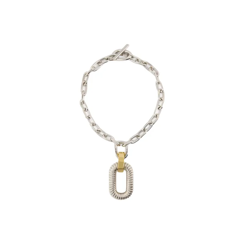 Paco Rabanne Xl Link Animation Godron Necklace-1