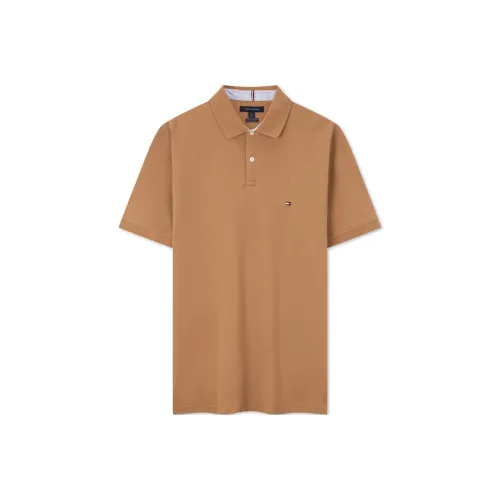 Tommy Hilfiger Polo Shirt Men's Brown