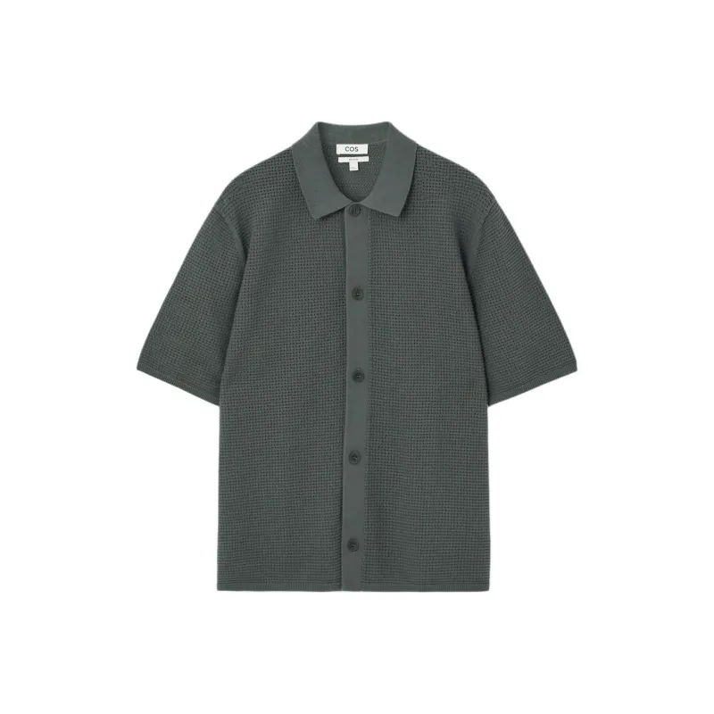 COS Shirts Men Dark Green-0