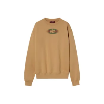 GUCCI Logo Printed Crewneck Sweatshirt
