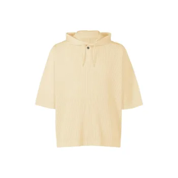 Homme Plissé Issey Miyake Mc June Plissé Hooded T shirt