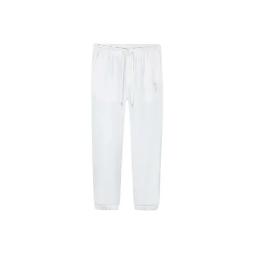 KARL LAGERFELD SS25 Knitted Sweatpants Men's White