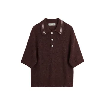 OUR LEGACY Traditional Knitted Polo Shirt