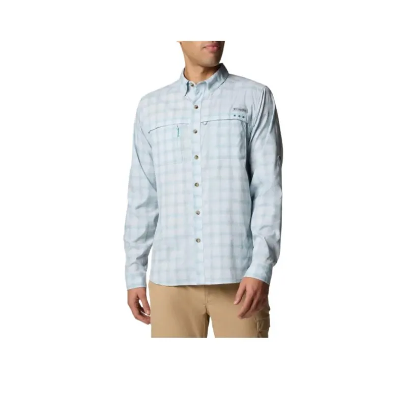 Columbia PFG Wild Cast™ Performance Shirt Men's Blue-0