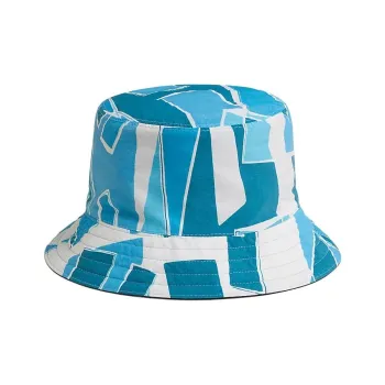 HERMES Polyamide, Canvas Bucket Hats Men's Blue