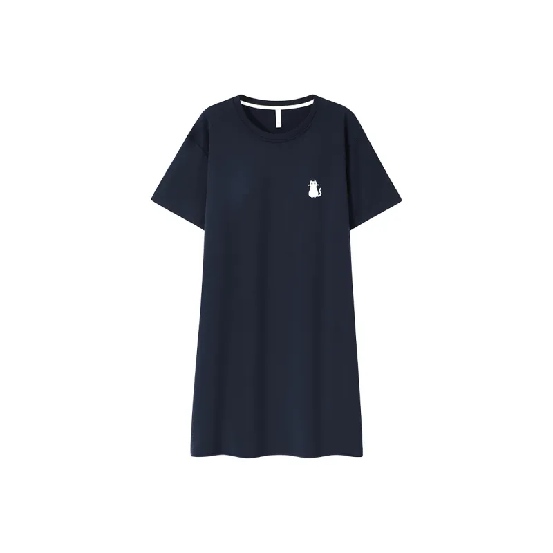 GOSO Nightgown Women's Navy Blue-0