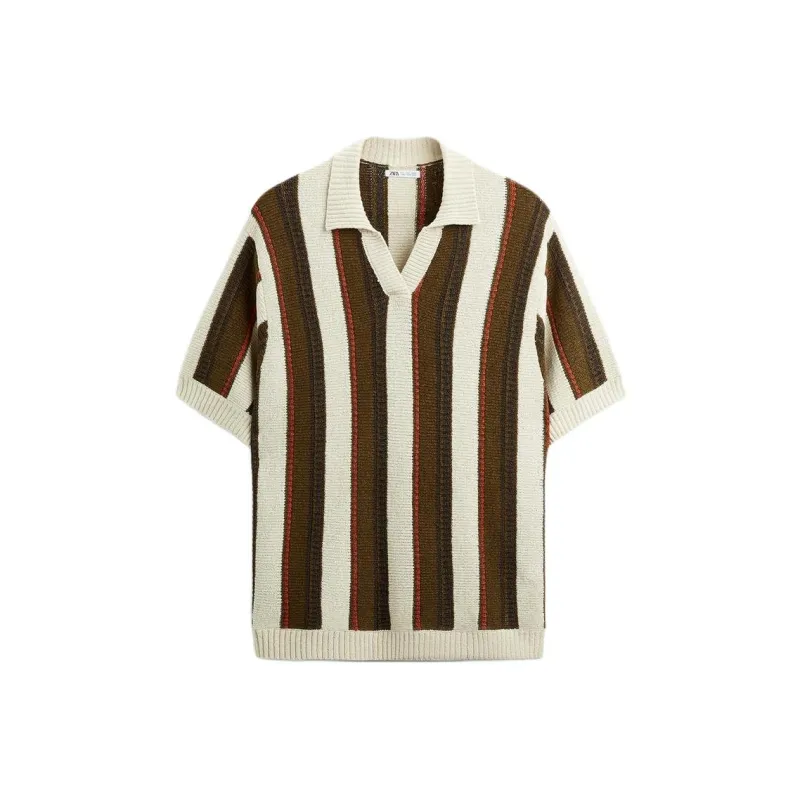 ZARA Polo Shirt Men's Transparent-0