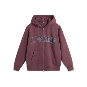 LiNing Weekend Youth Sweatshirt Unisex Dark Red Purple