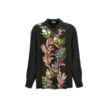 ETRO Floral Printed Collared Button Up Shirt