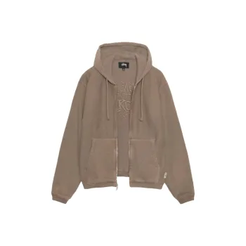 Stussy Waffle Lined Zip Hoodie