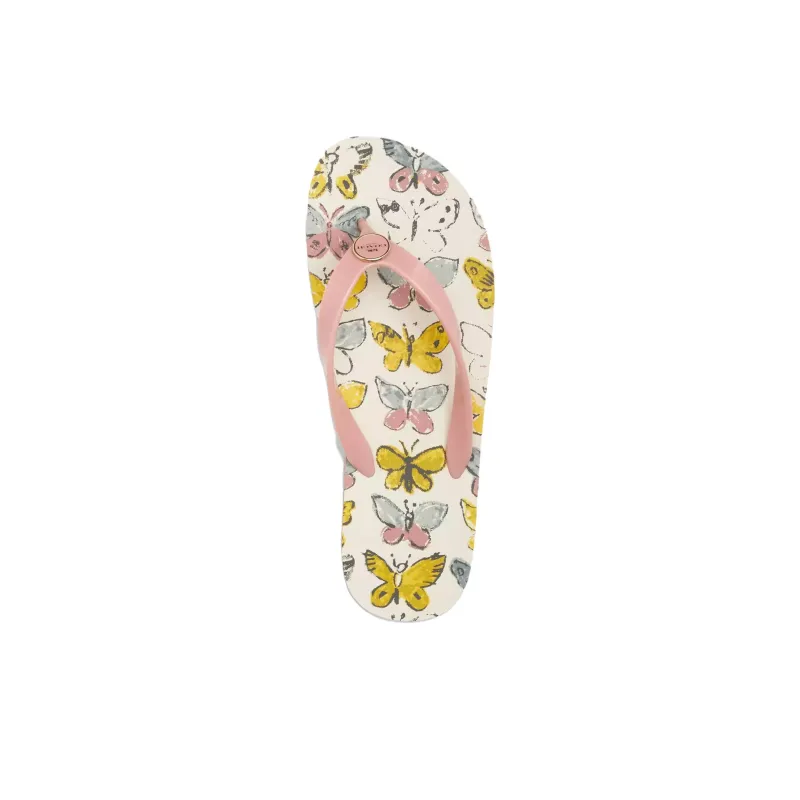COACH Rubber Sole Slip Resistant Flip Flops Women's Pink-3