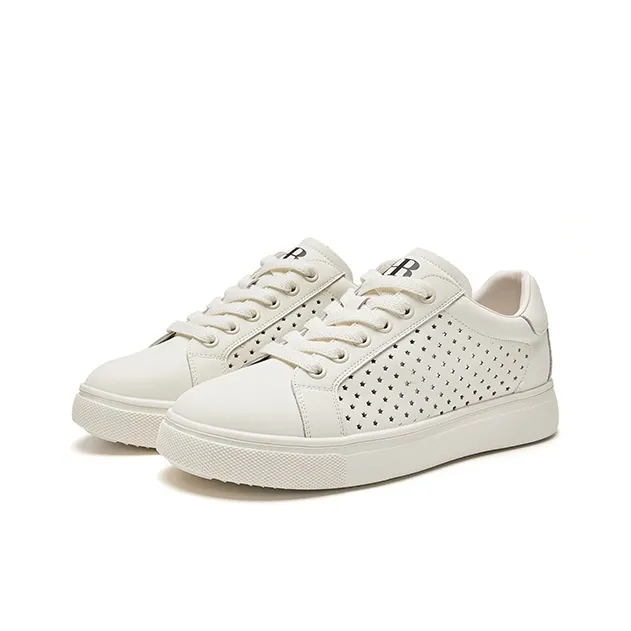 HR Low Top Skateboard Shoes Women's Beige-2