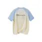 Apricot & Light Blue