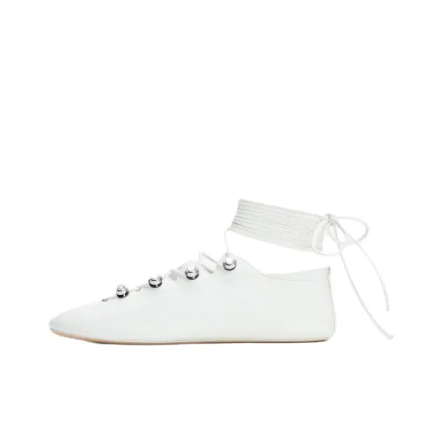 Alexander Wang Vyolette Casual Single Shoes Women's White