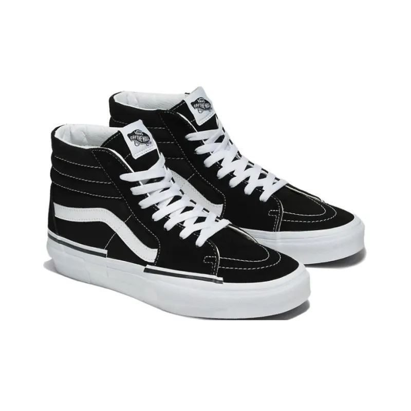 Vans SK8 Anti Slip Wear Resistant High Top Skateboard Shoes Men's Black-3