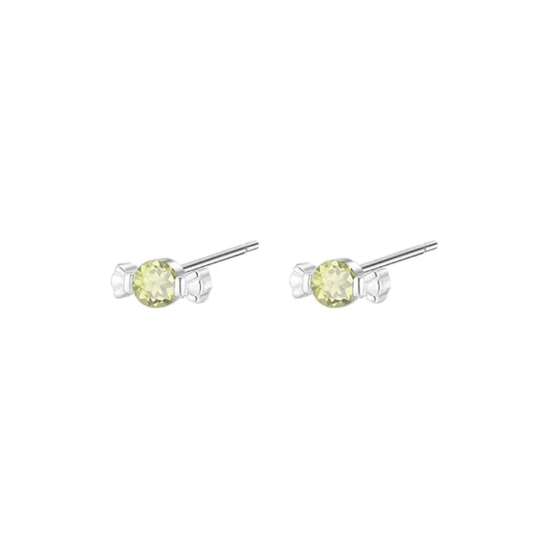 GUDUD S999 Fine Silver Stud Earrings Women's-10