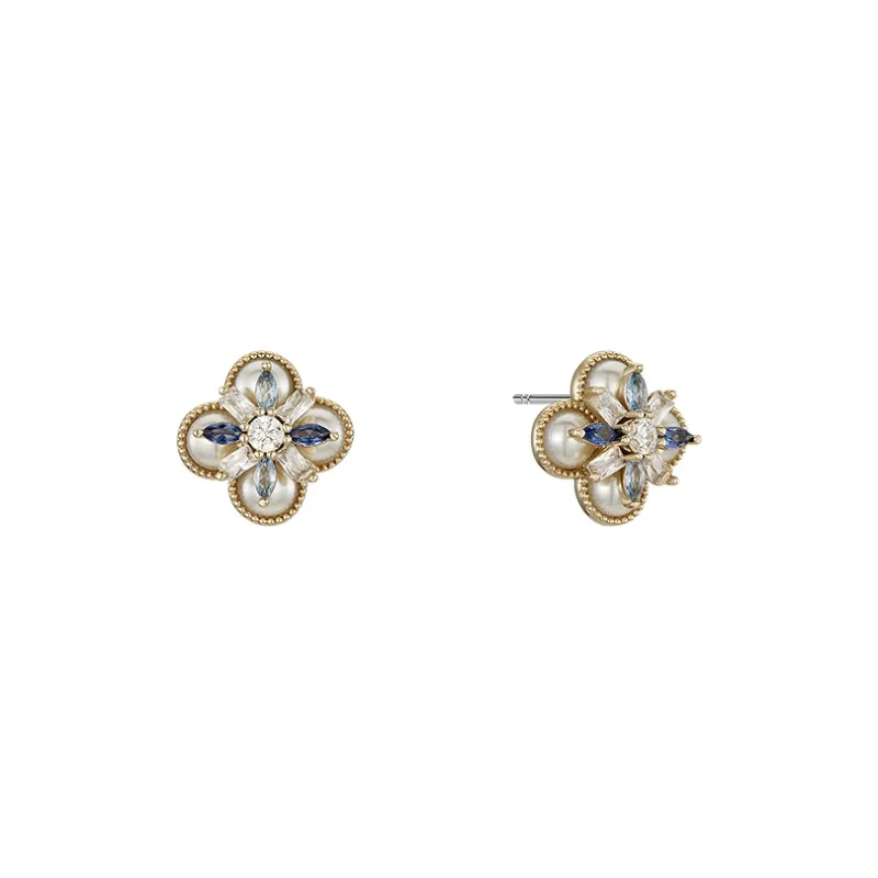 RiotLILY Faux Pearl Stud Earrings Women's-0