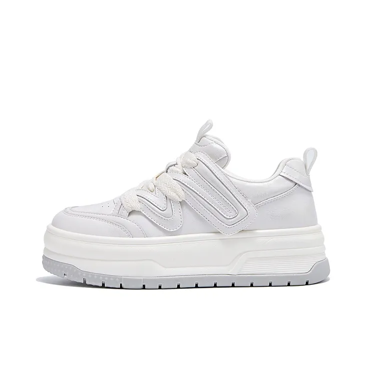DAPHNE Anti Slip Wear Resistant Low Top Skateboard Shoes Women's Pearlescent Silver-0