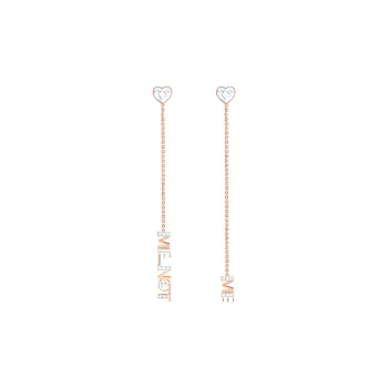 Swarovski MELT YOUR HEART Earrings Women's White