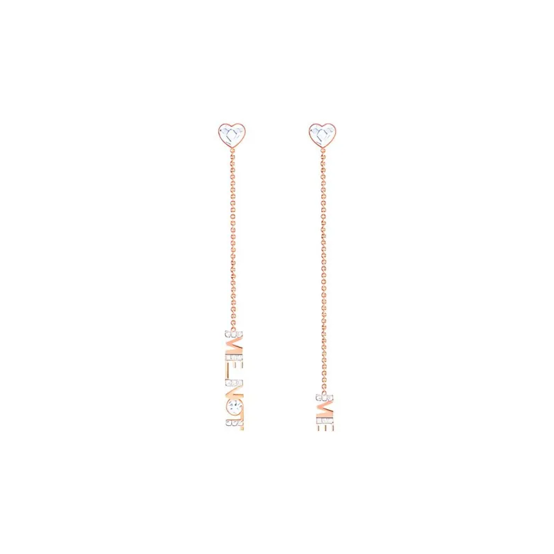 Swarovski MELT YOUR HEART Earrings Women's White-0
