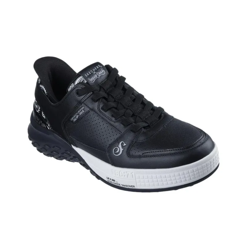 SNOOP DOGG x Skechers Snoop Sizzle Toke Low Top Casual Shoes Men's Black-2