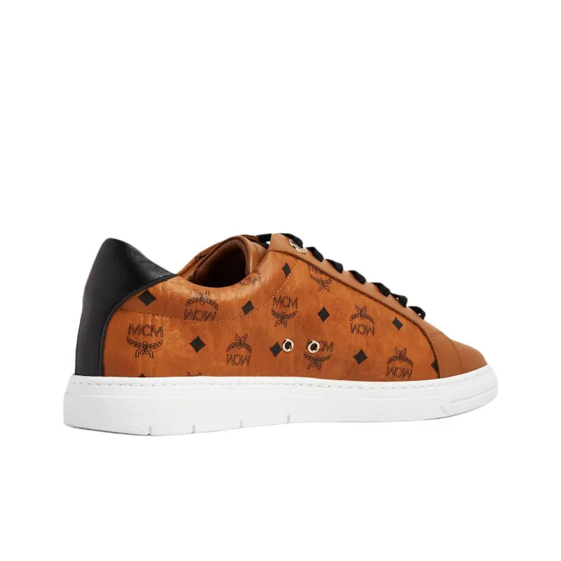MCM TERRAIN VISETOS Low-Top Casual Shoes Men's Brown-2