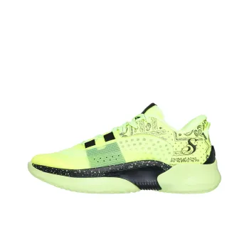 Snoop Dogg x Skechers SKX RESAGRIP Anti Slip Wear Resistant Low Top Basketball Shoes Men's Yellow