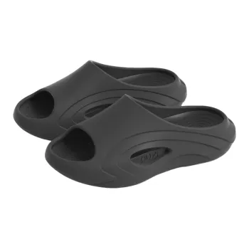 POSEE EVA Slide Slippers Unisex, White Black