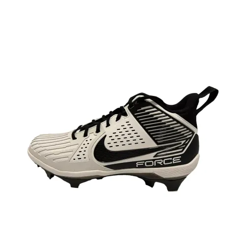 Nike Anti Slip Wear Resistant Soccer Shoes Men's White Black