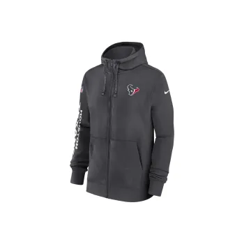Nike Houston Texans Sideline Team Issue Club Men's Nike Full Zip Hoodie