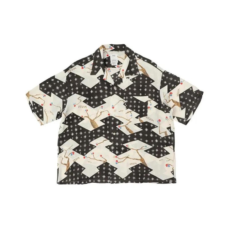 Visvim Crosby Short Sleeve Silk Shirt-0