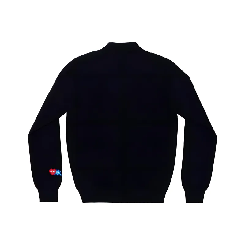 CDG Play Sweater Men's Marine Blue-1