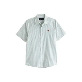 Abercrombie＆Fitch Shirt Men's Green Stripes