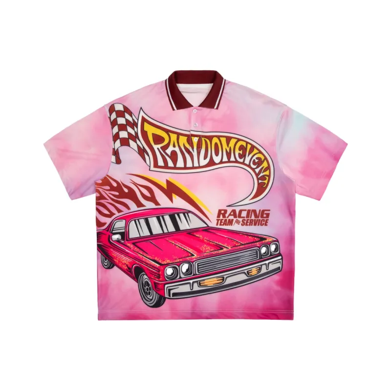 Randomevent SS24 Polo Shirts Unisex Pink-0