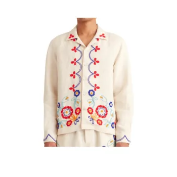 BODE Beaded Garden Party Shirt